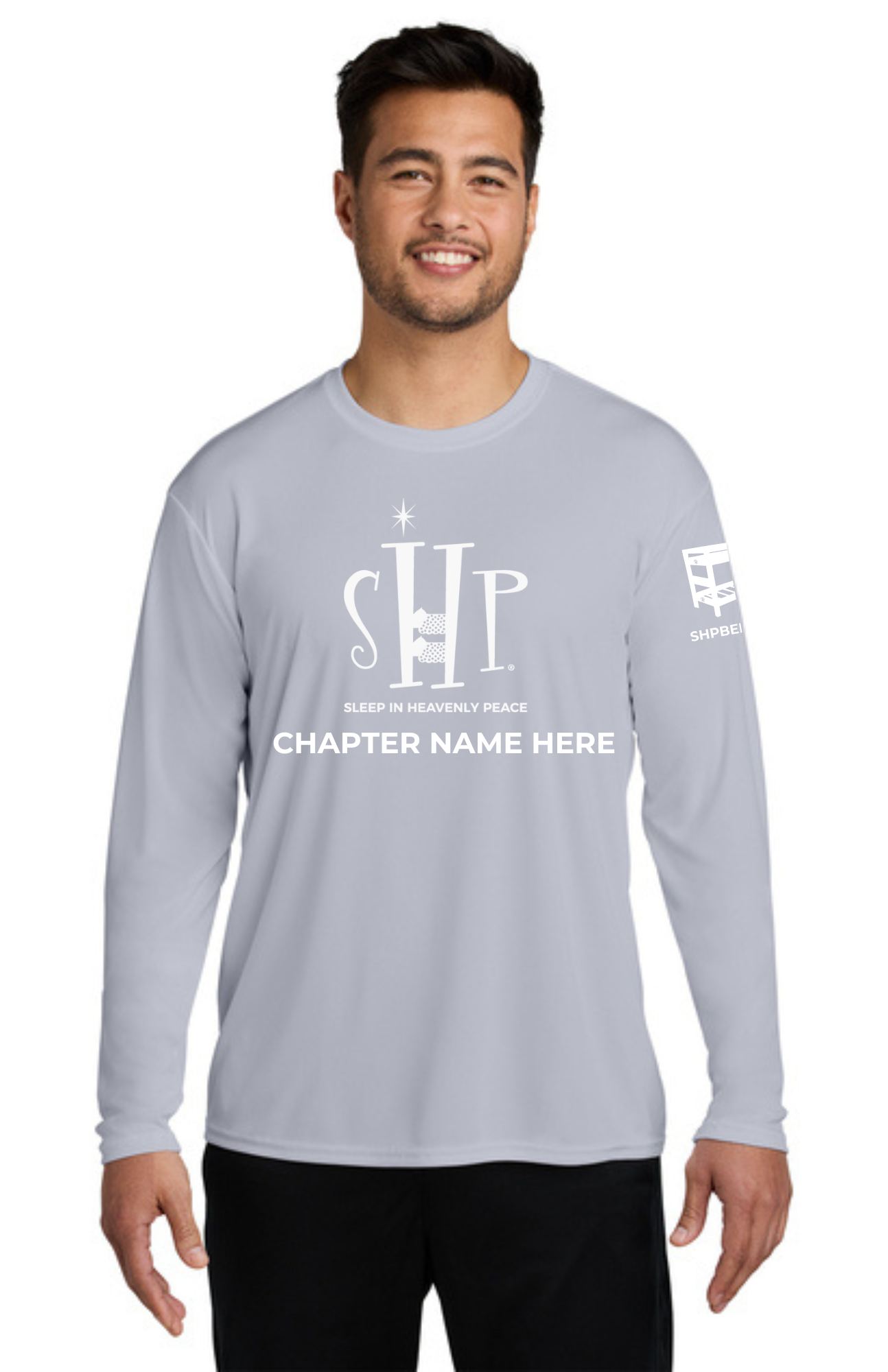 Chapter - ADULT UV Performance Long Sleeve (SILVER) - "CHAPTER NAME"