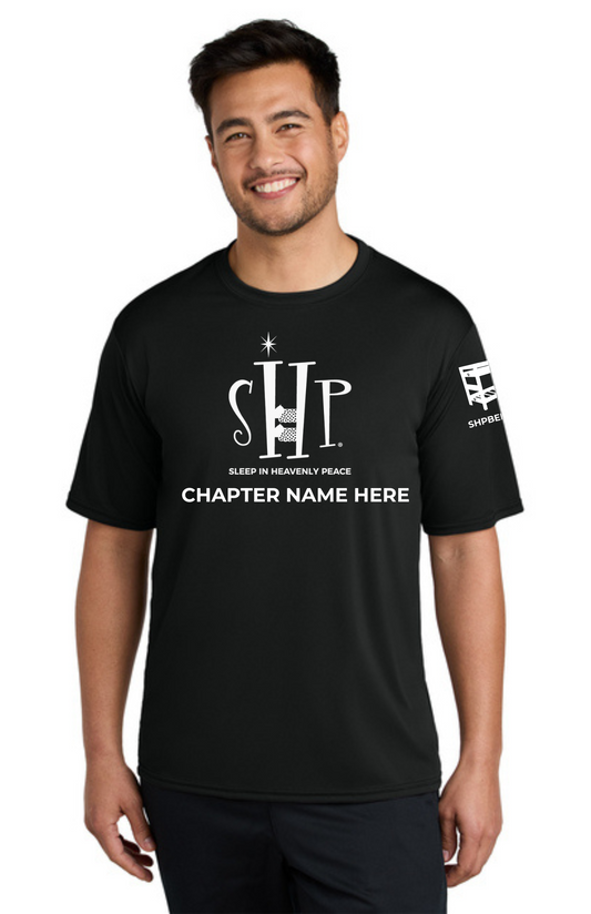 Chapter - ADULT Performance UV Short Sleeve (JET BLACK) - "CHAPTER NAME"