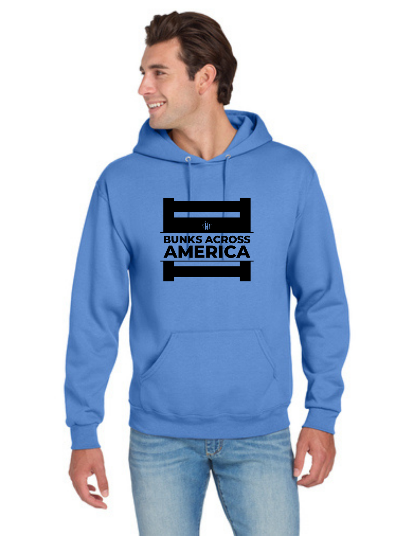 BAA 2025 - ADULT Hoodie - "Official BAA Logo" (COLUMBIA BLUE)