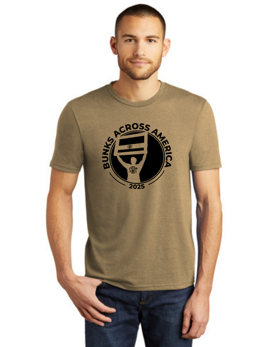 BAA 2025 - ADULT Short Sleeve - "Headboard Logo" (COYOTE BROWN)