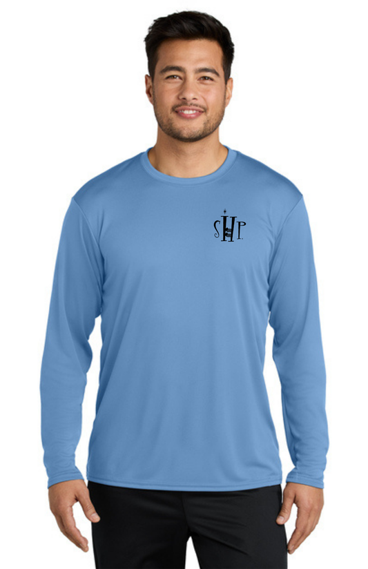 ADULT'S Long Sleeve Performance UV Shirt (CAROLINA BLUE)