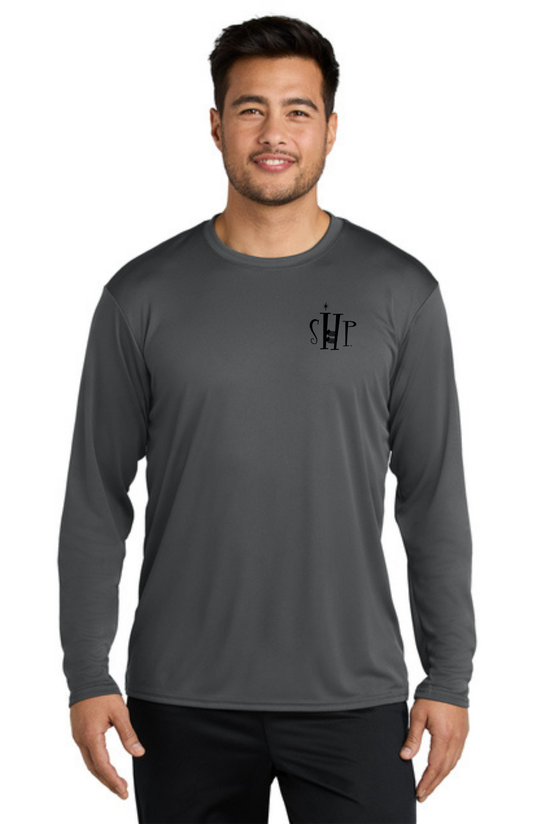 ADULT'S Long Sleeve Performance UV Shirt (CHARCOAL)