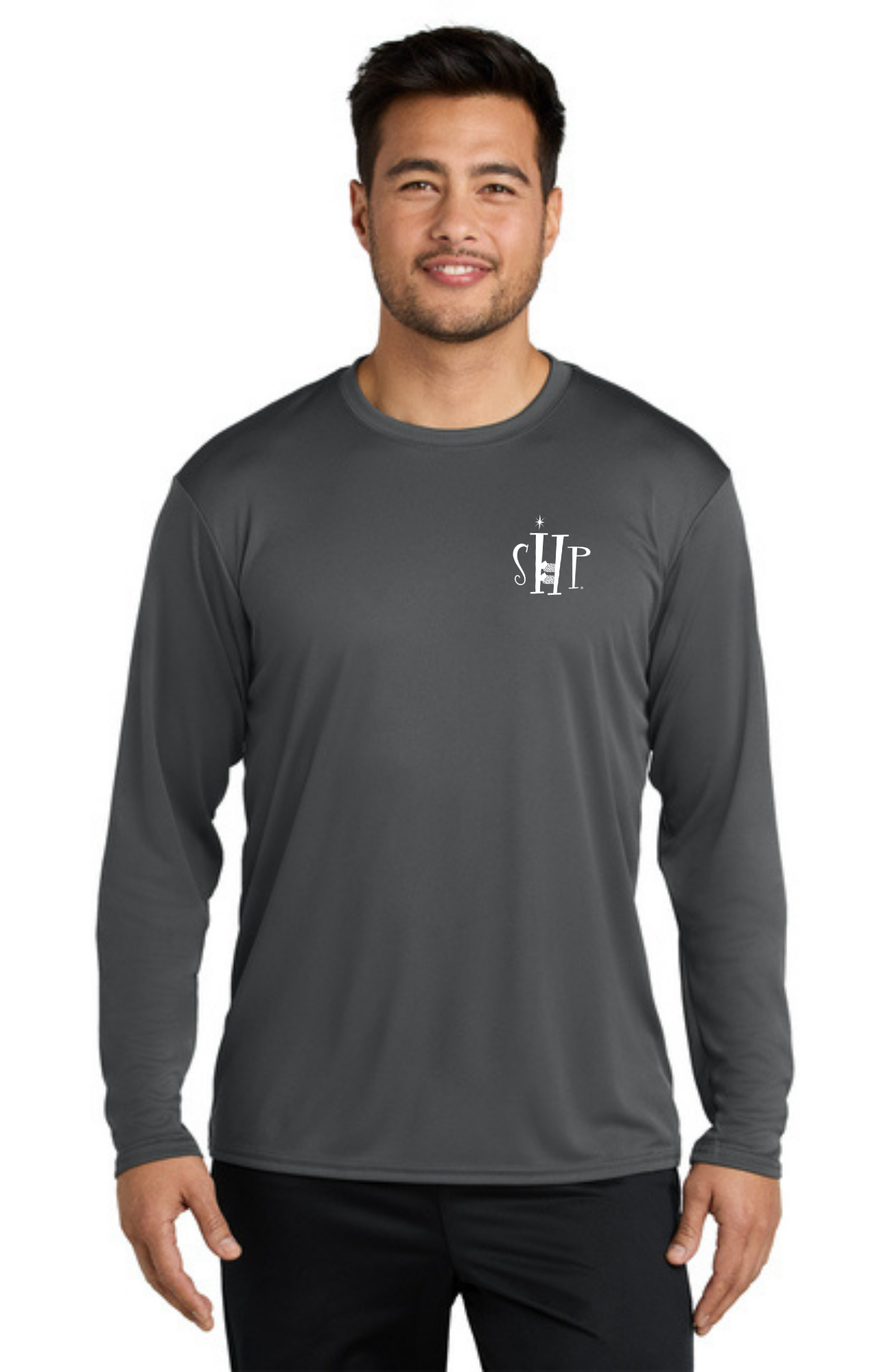 ADULT'S Long Sleeve Performance UV Shirt (CHARCOAL)