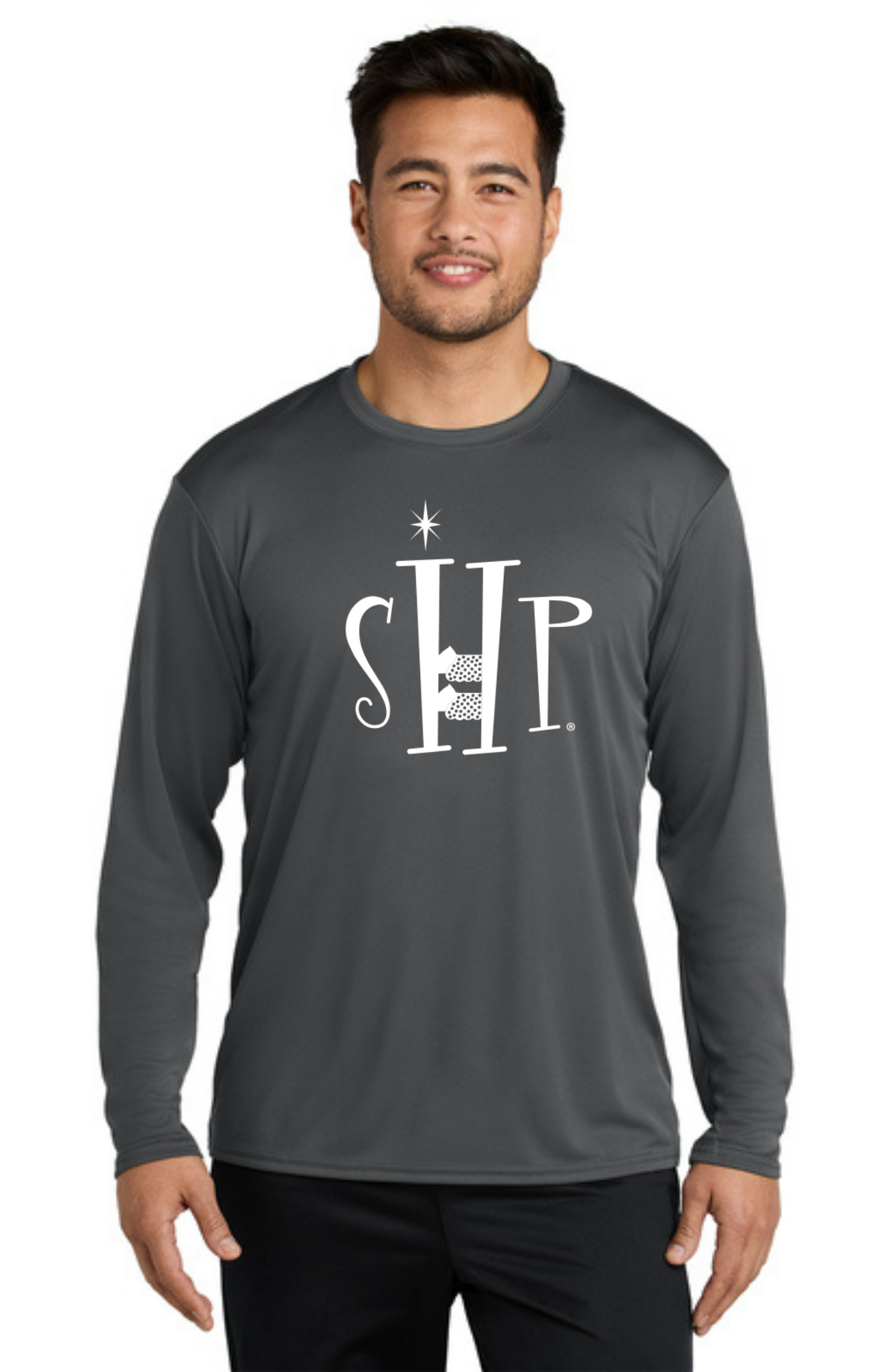 ADULT'S Long Sleeve Performance UV Shirt (CHARCOAL)