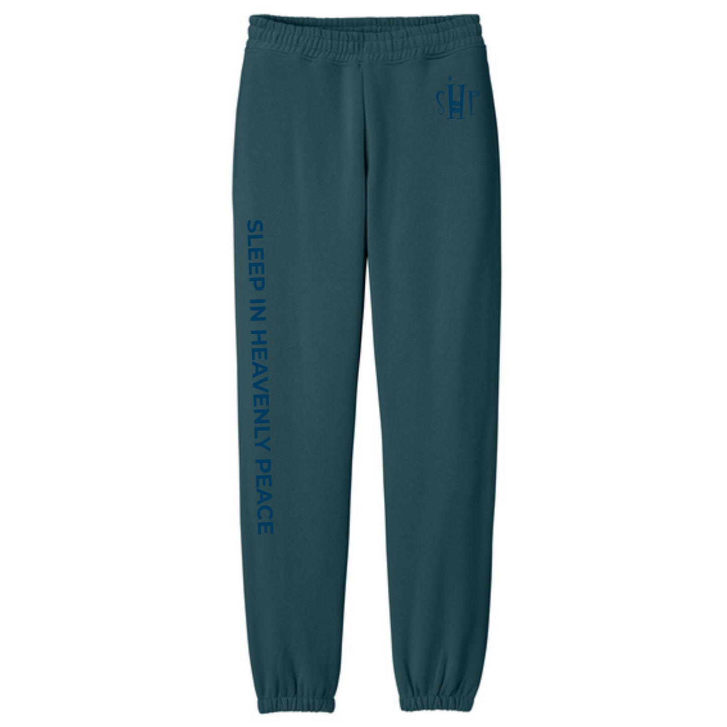 Sweatpants - District V.I.T Heavyweight Sweatpants (DEEP CYAN)