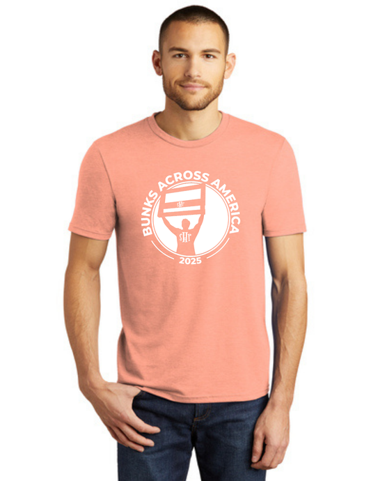 BAA 2025 - ADULT Short Sleeve - "Headboard Logo" (DUSTY PEACH)