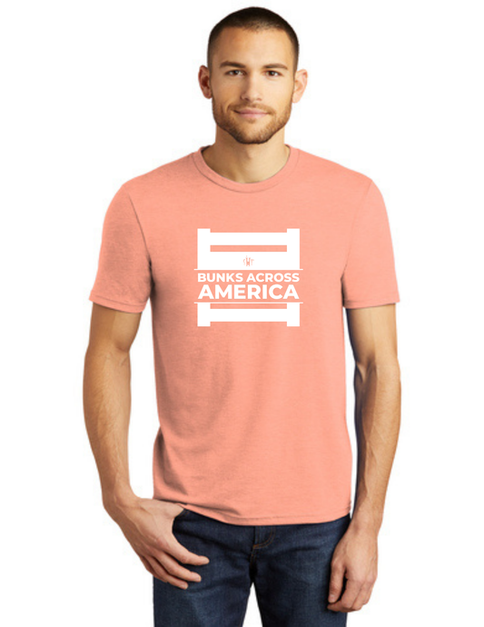 BAA 2025 - ADULT Short Sleeve - "Official BAA Logo" (DUSTY PEACH)