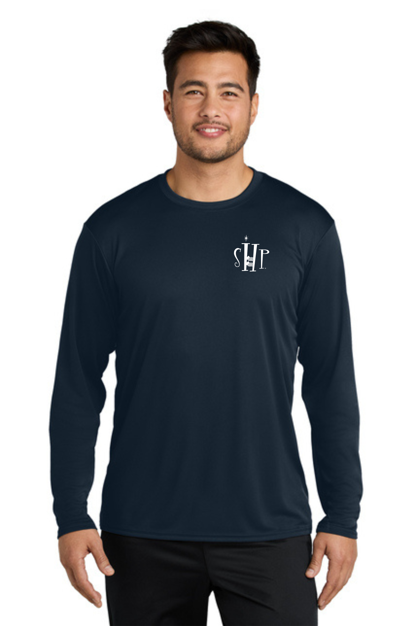 ADULT'S Long Sleeve Performance UV Shirt (TRUE NAVY)