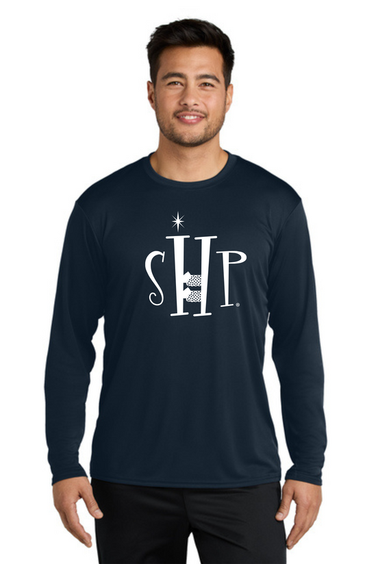 ADULT'S Long Sleeve Performance UV Shirt (TRUE NAVY)