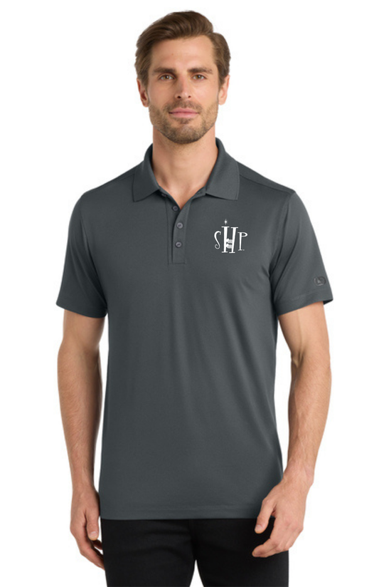 OGIO MEN'S Performance Polo w/ Embroidery (DIESEL GREY) - "SHP" LOGO