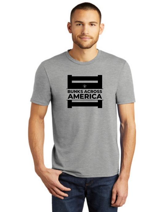 BAA 2025 - ADULT Short Sleeve - "Official BAA Logo" (HEATHERED GREY)