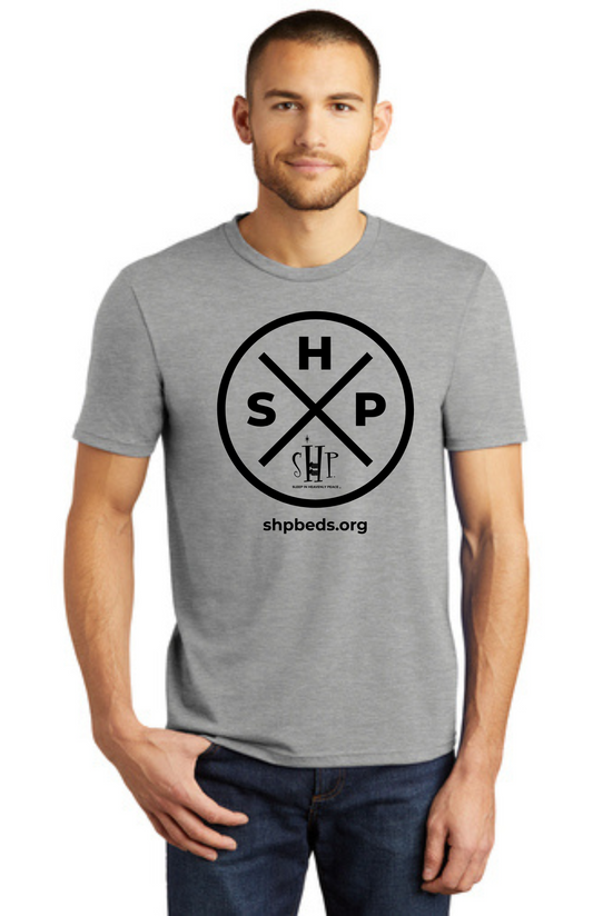 LEGACY - Short Sleeve (HEATHERED GREY) - “SLEEP CIRCLE” LOGO