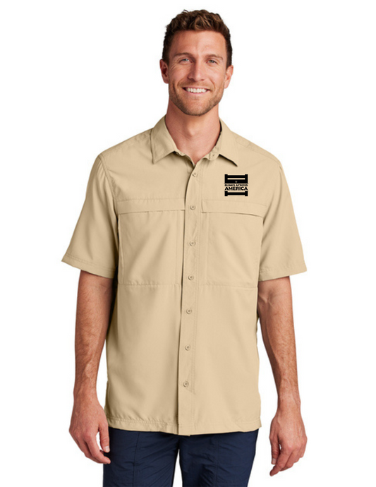 BAA 2025 - MEN'S UV Daybreak Shirt w/ Embroidery - "Official BAA Logo" (OAT)
