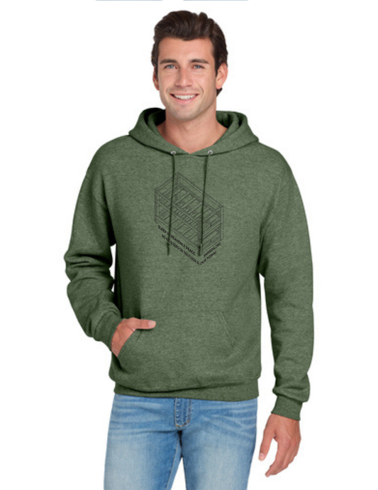 LEGACY - Hoodie (MILITARY GREEN HEATHER) - "SHELDON" LOGO
