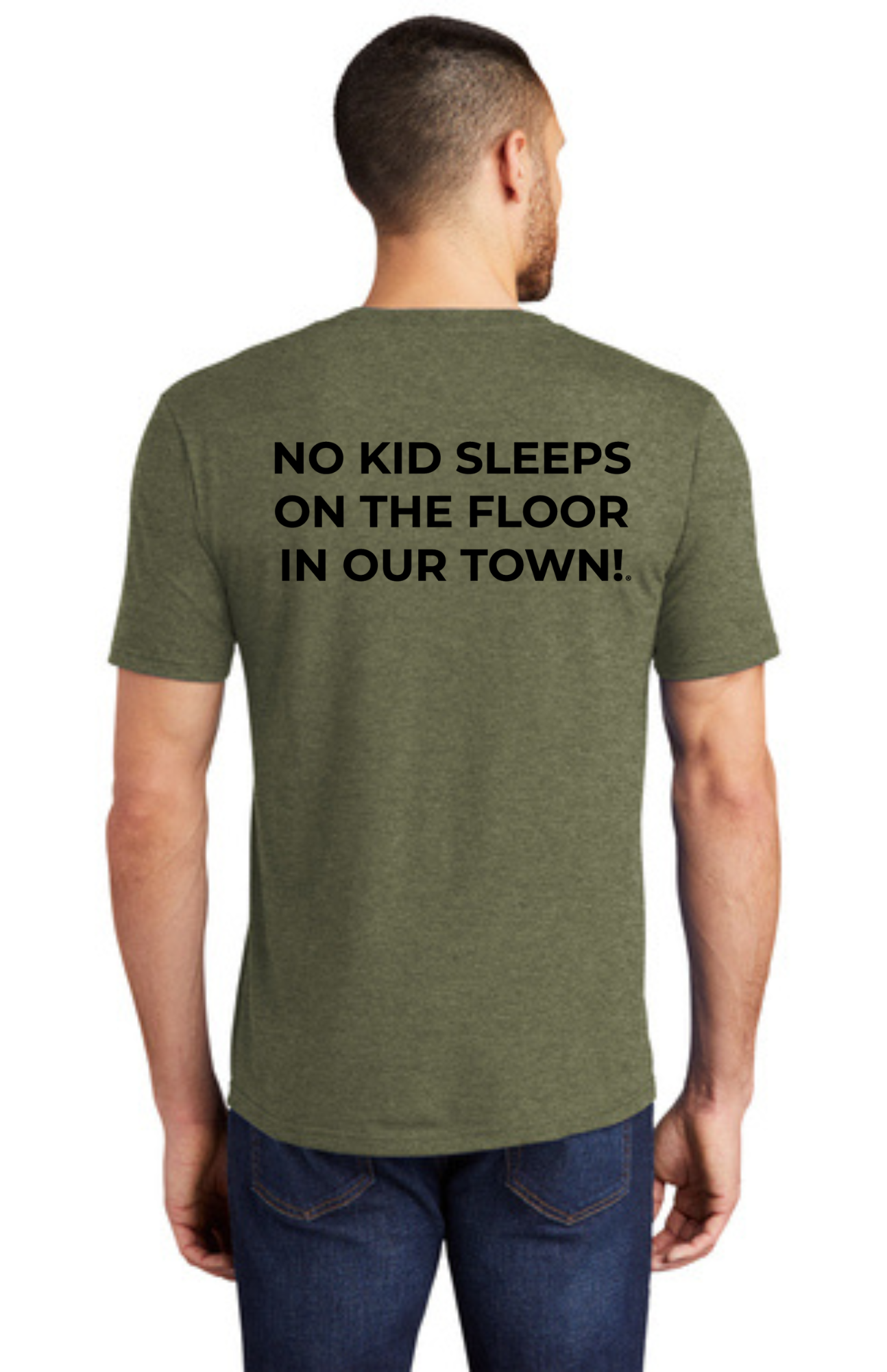 LEGACY - Short Sleeve (MILITARY GREEN FROST) - “SLEEP CIRCLE” LOGO