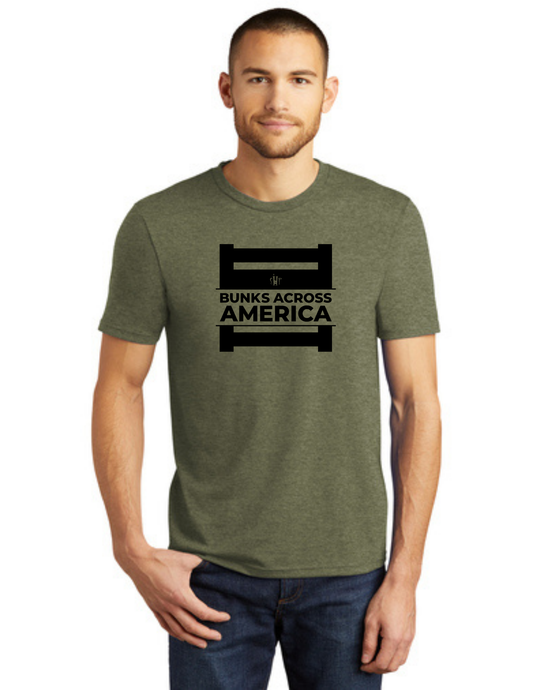 BAA 2025 - ADULT Short Sleeve - "Official BAA Logo" (MILITARY GREEN)