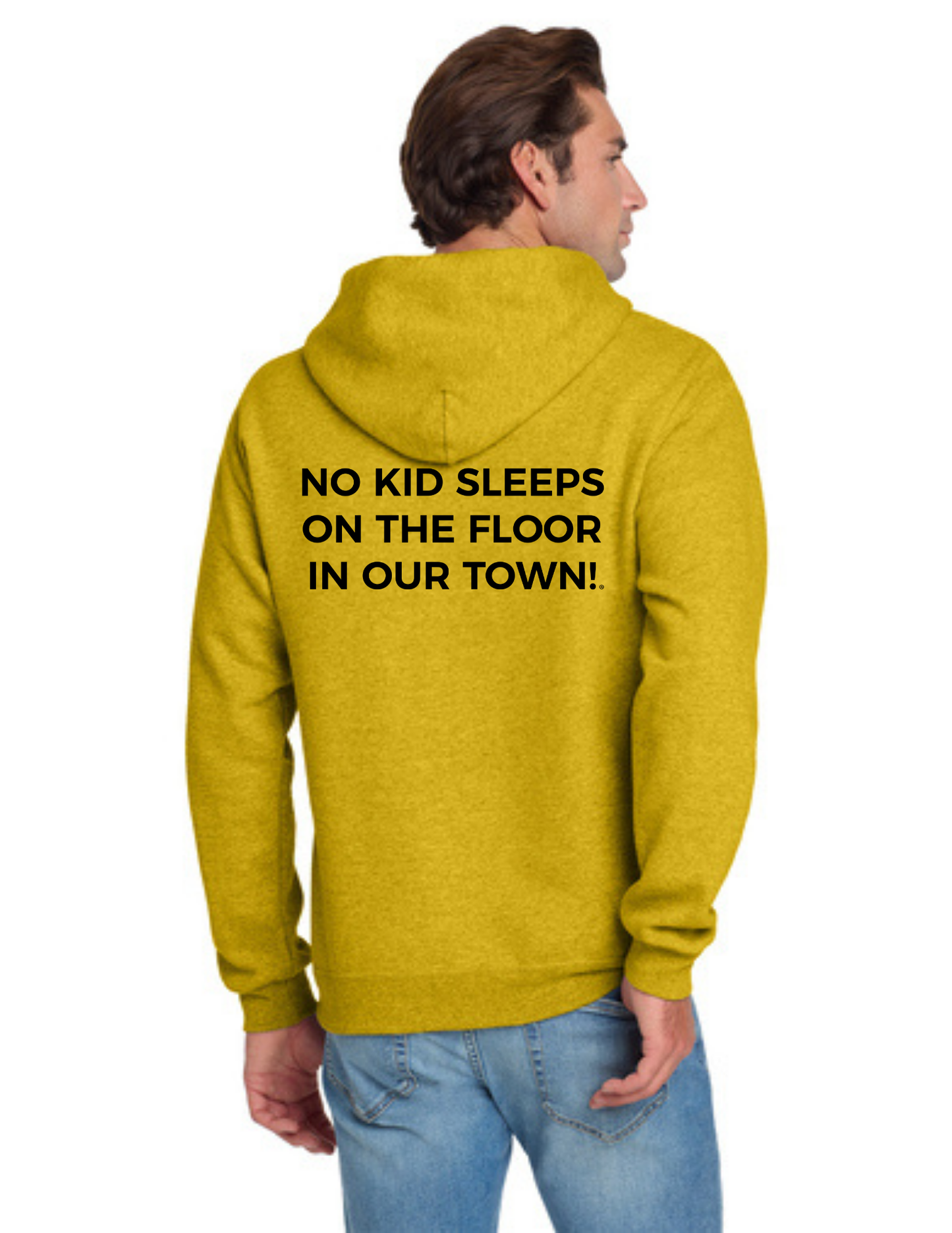 BAA 2025 - ADULT Hoodie - "Headboard Logo" (MUSTARD HEATHER)