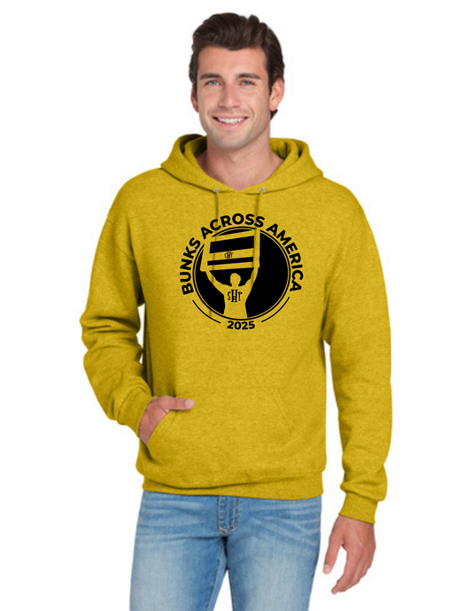 BAA 2025 - ADULT Hoodie - "Headboard Logo" (MUSTARD HEATHER)