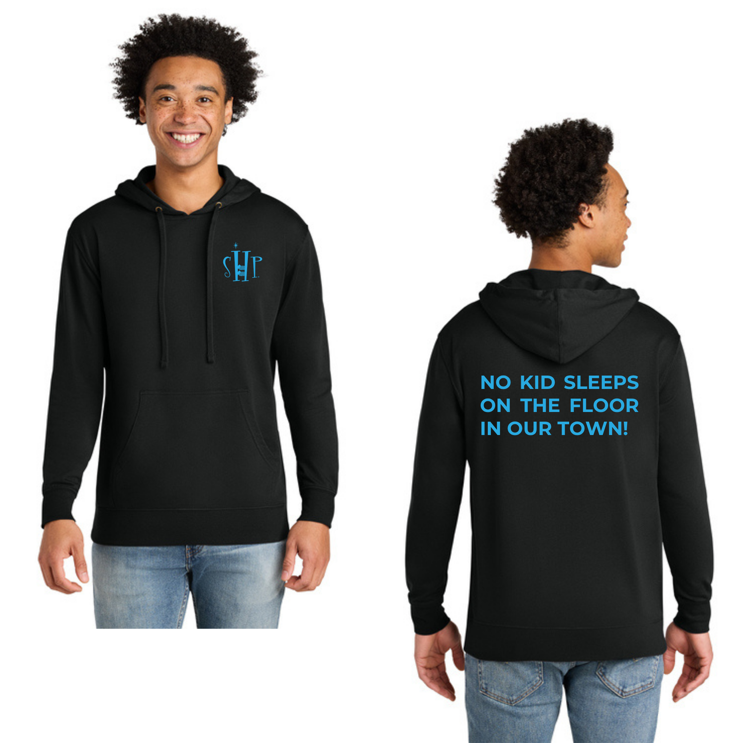 Next Level Apparel® Laguna Hoodie (BLACK/ BLACK)