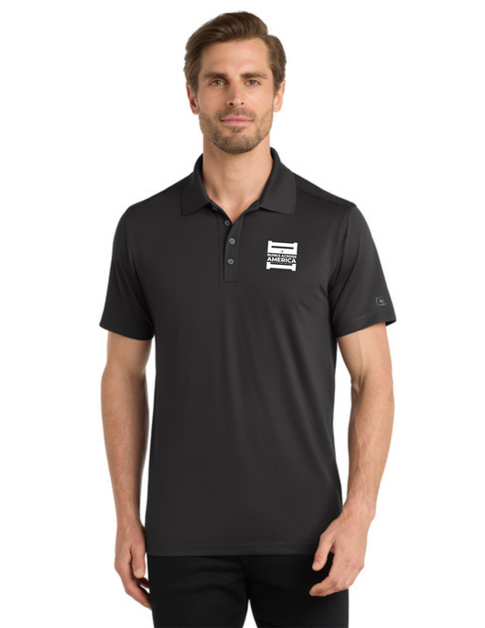 BAA 2025 - OGIO MEN'S Performance Polo w/ Embroidery - "Official BAA Logo" (BLACKTOP)