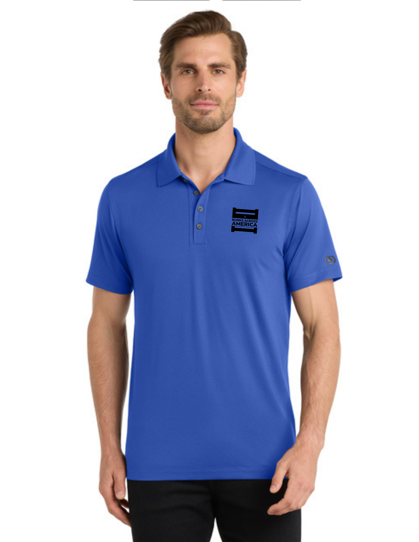 BAA 2025 - OGIO MEN'S Performance Polo w/ Embroidery - "Official BAA Logo" (ENZYME BLUE)