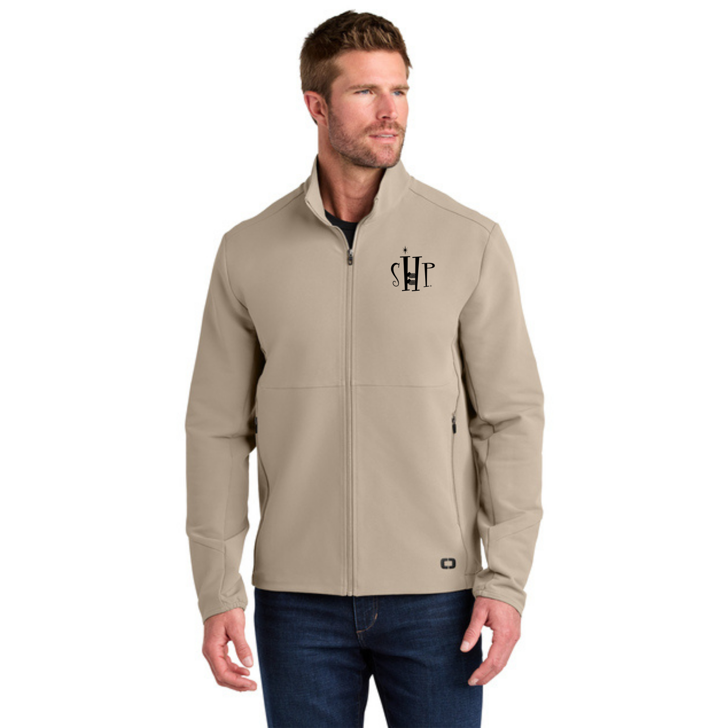 OGIO Kinetic Soft Shell Jacket (SAHARA) w/ Embroidery