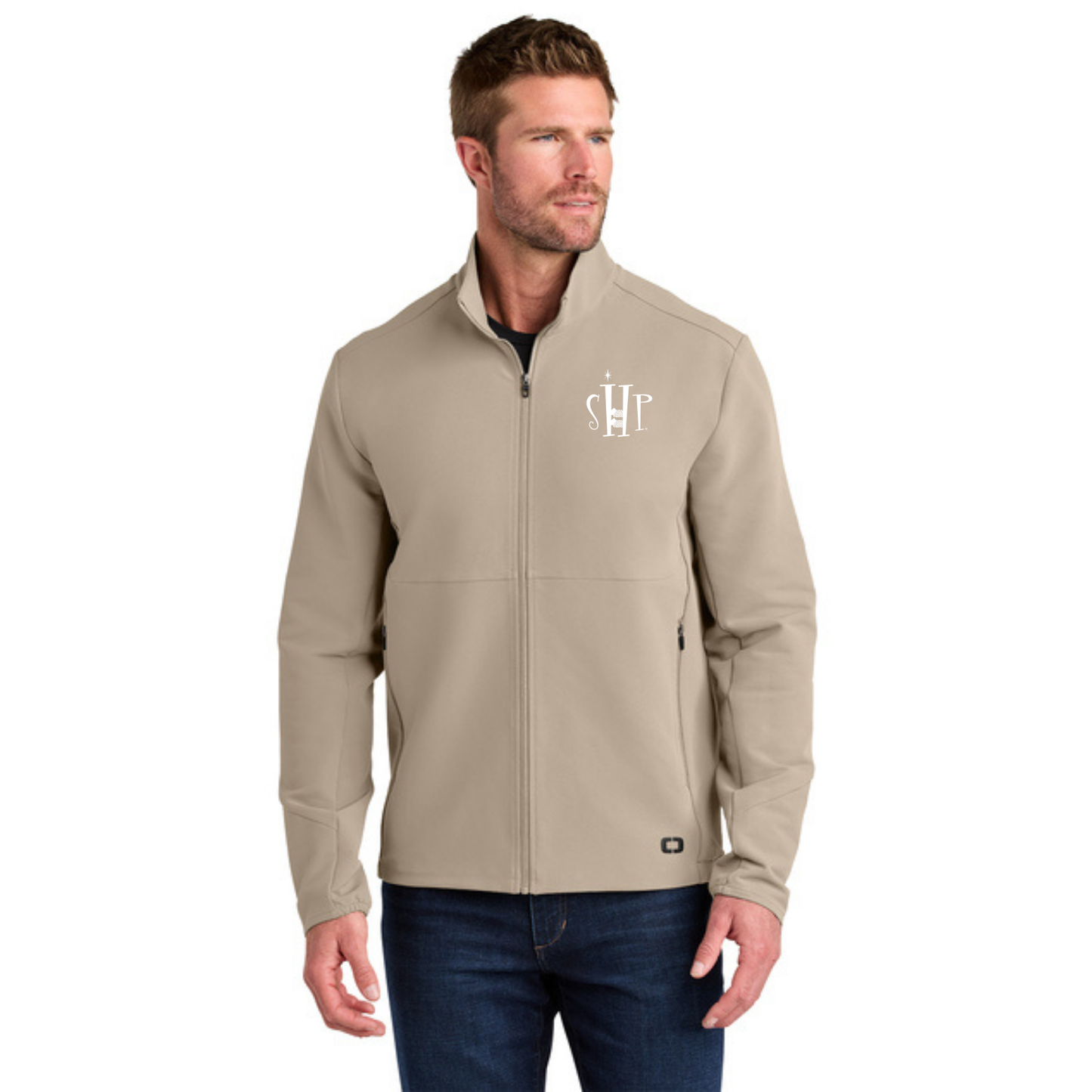 OGIO Kinetic Soft Shell Jacket (SAHARA) w/ Embroidery