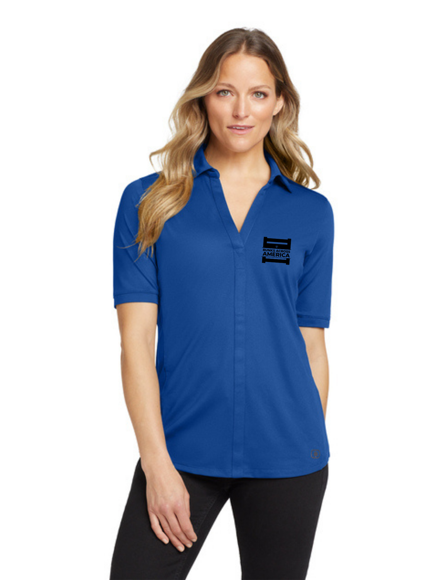 BAA 2025 - OGIO WOMEN'S Performance Polo w/ Embroidery - "Official BAA Logo" (ENZYME BLUE)