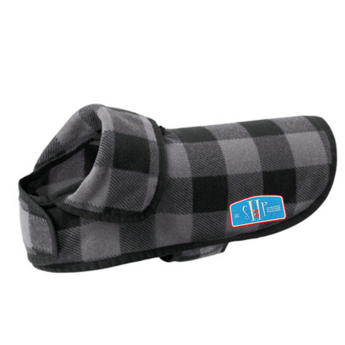 Port Authority® Pet Fleece Jacket (GREY/ BLACK BUFFALO CHECK)