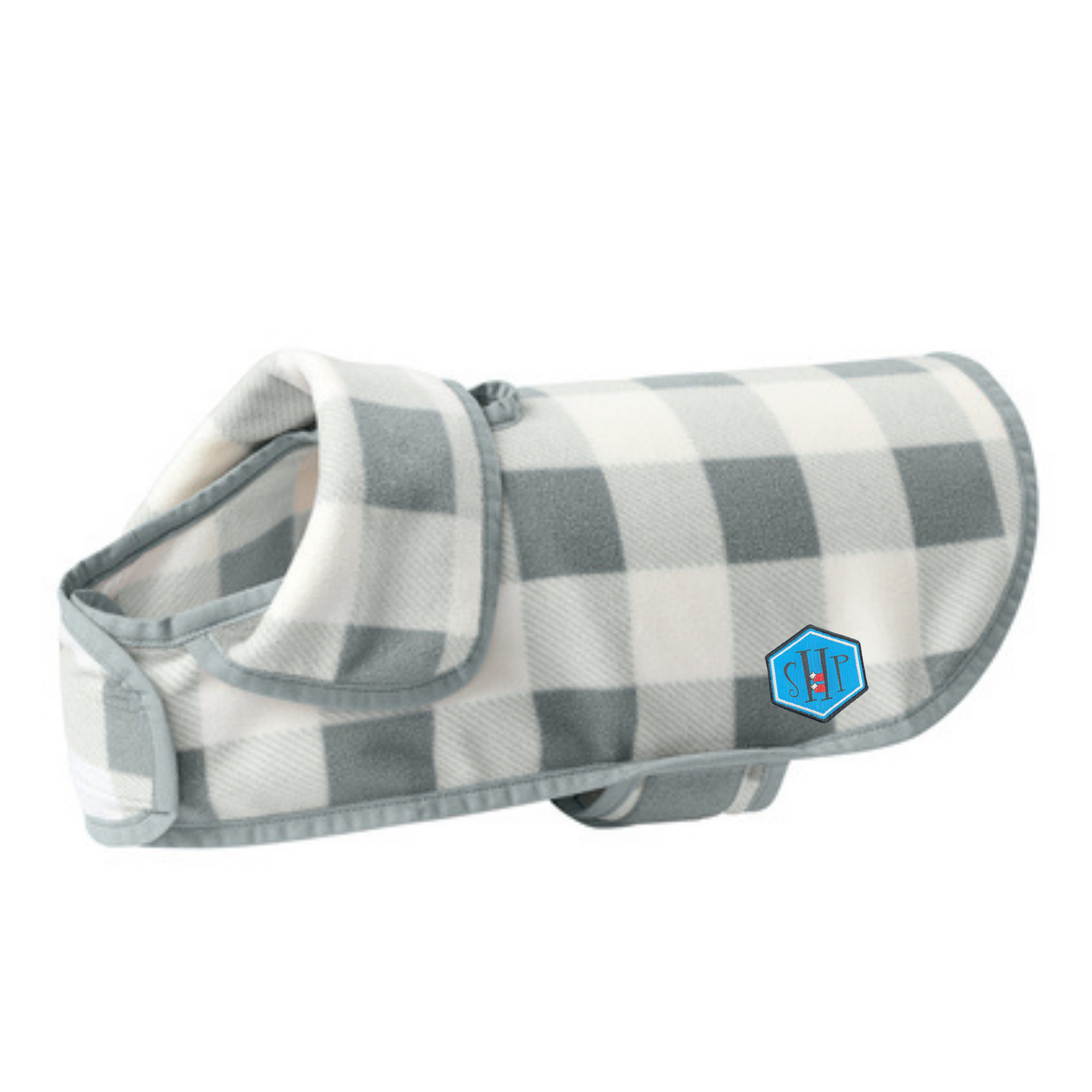 Port Authority® Pet Fleece Jacket (MARSHMALLOW/ GREY BUFFALO CHECK)