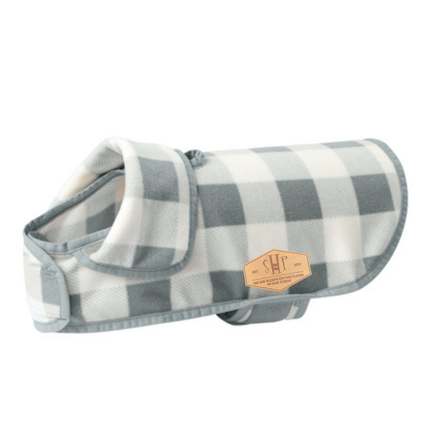 Port Authority® Pet Fleece Jacket (MARSHMALLOW/ GREY BUFFALO CHECK)