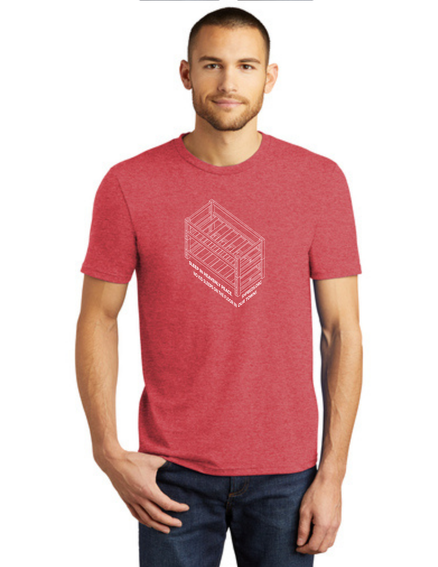 LEGACY - Short Sleeve (RED FROST) - “SHELDON” LOGO