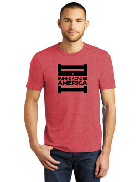 BAA 2025 - ADULT Short Sleeve - "Official BAA Logo" (RED FROST)