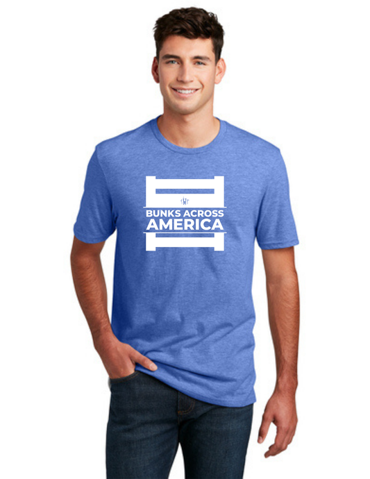 BAA 2025 - ADULT Short Sleeve - "Official BAA Logo" (ROYAL FROST)