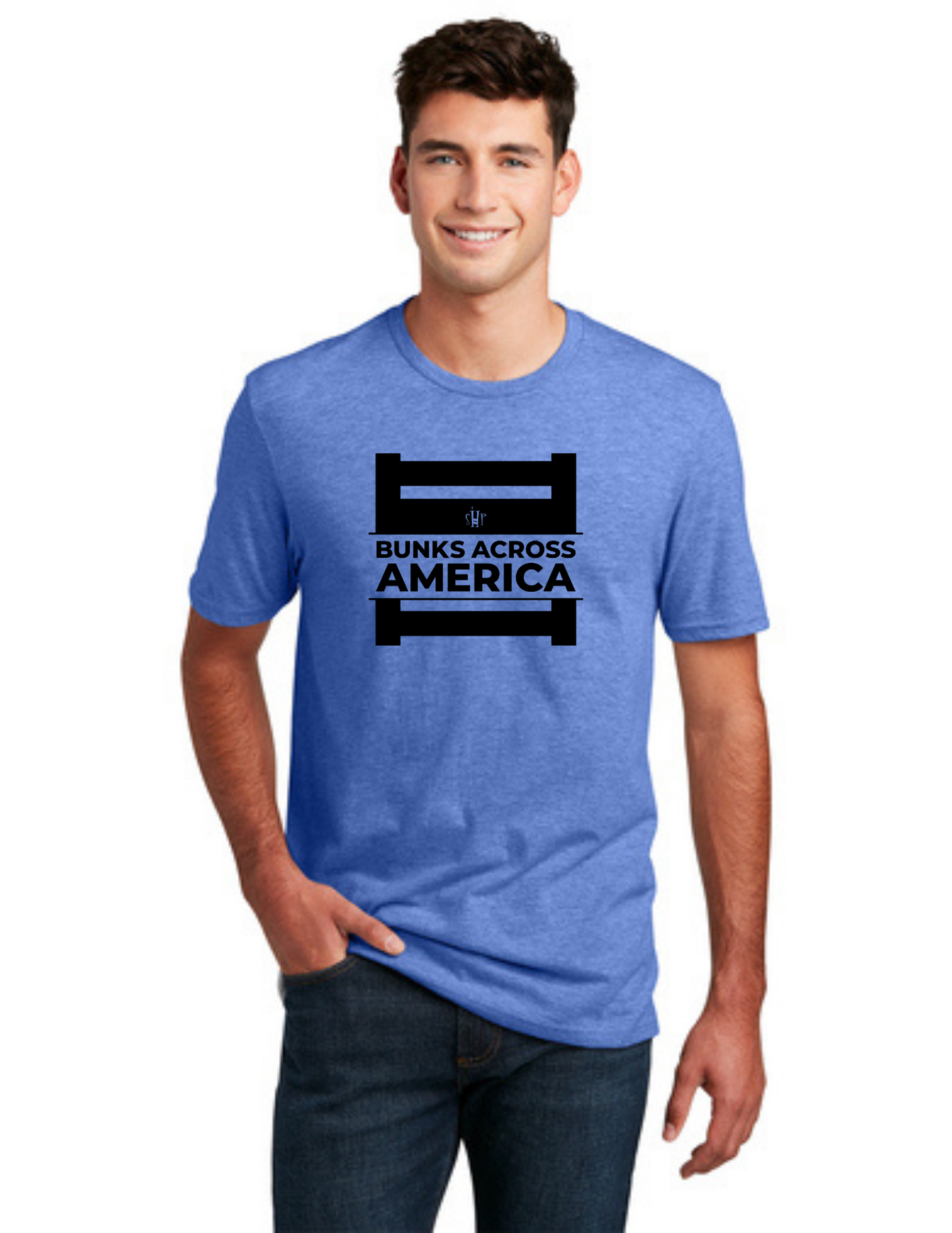 BAA 2025 - ADULT Short Sleeve - "Official BAA Logo" (ROYAL FROST)
