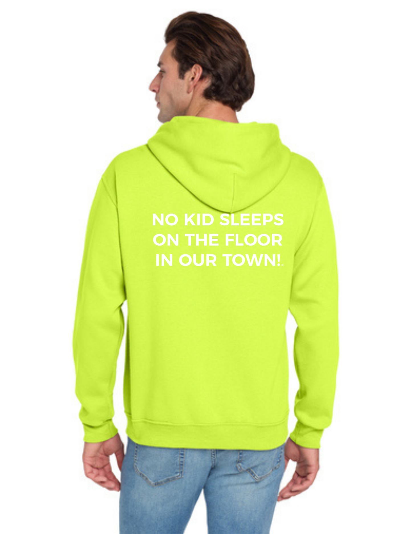 BAA 2025 - ADULT Hoodie - "Headboard Logo" (SAFETY GREEN)