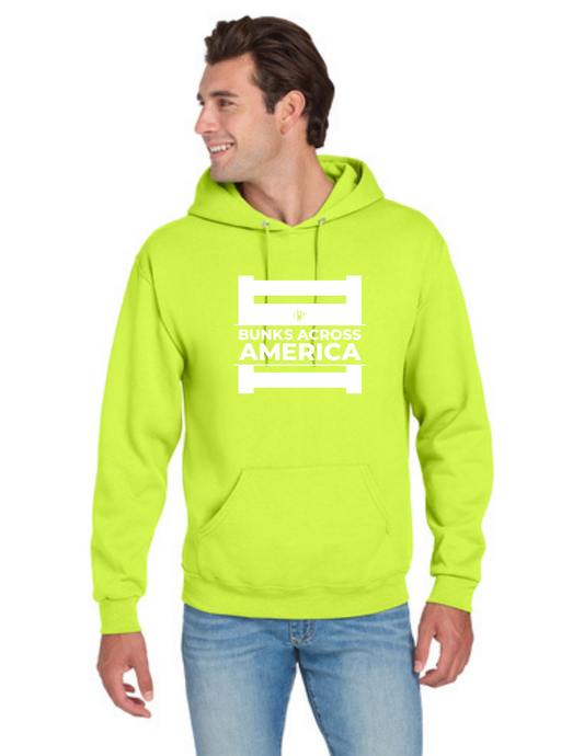 BAA 2025 - ADULT Hoodie - "Official BAA Logo" (SAFETY GREEN)