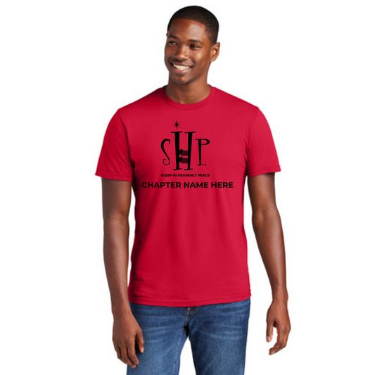 "NEW" Official Staff T-Shirt with Chapter Name (RED)