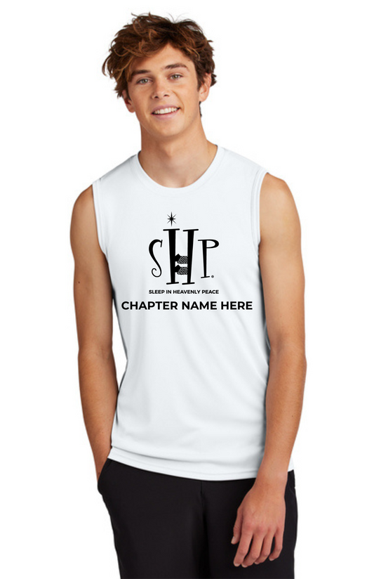 Chapter - MEN'S Performance UV Tank (WHITE) - "CHAPTER NAME"