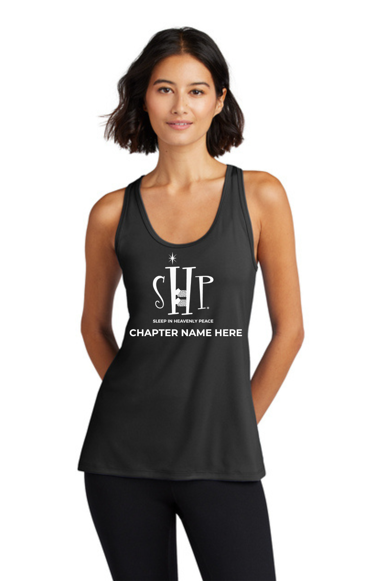 Chapter - WOMEN'S Performance UV Tank (JET BLACK) - "CHAPTER NAME"