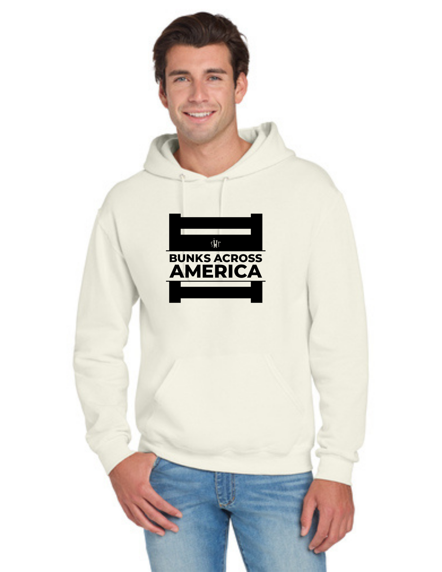 BAA 2025 - ADULT Hoodie - "Official BAA Logo" (SWEET CREAM)