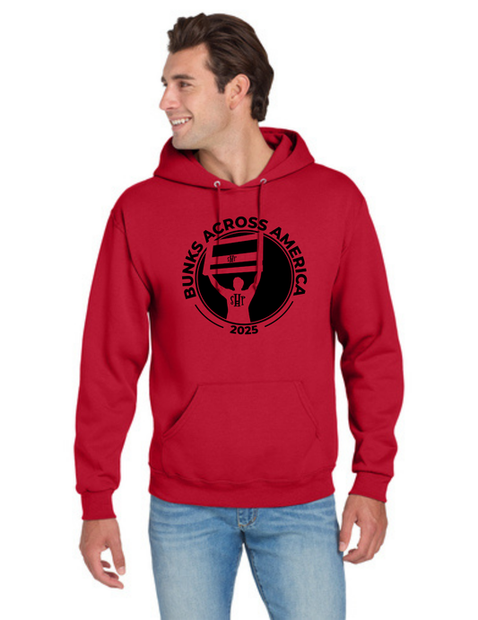 BAA 2025 - ADULT Hoodie - "Headboard Logo" (TRUE RED)