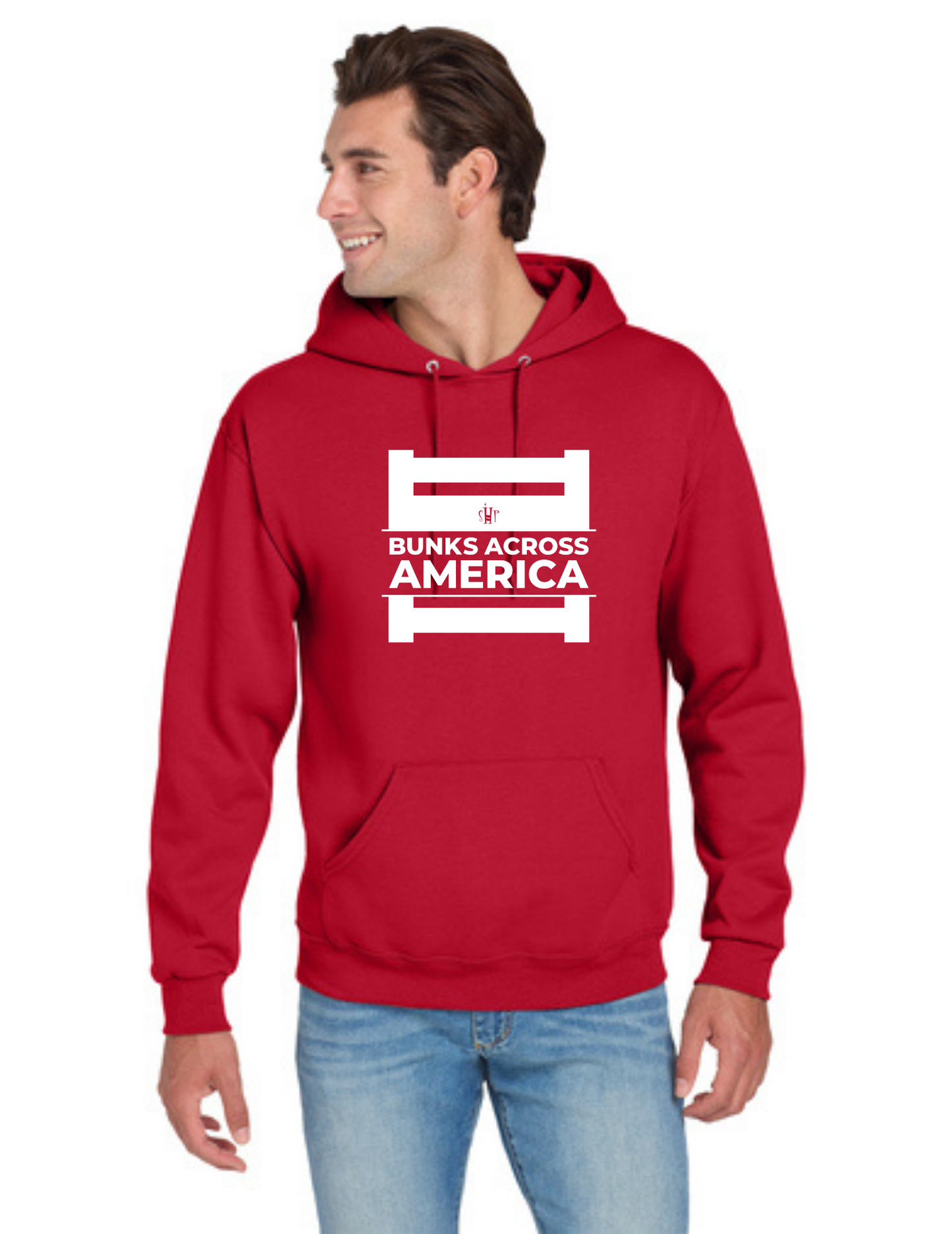BAA 2025 - ADULT Hoodie - "Official BAA Logo" (TRUE RED)