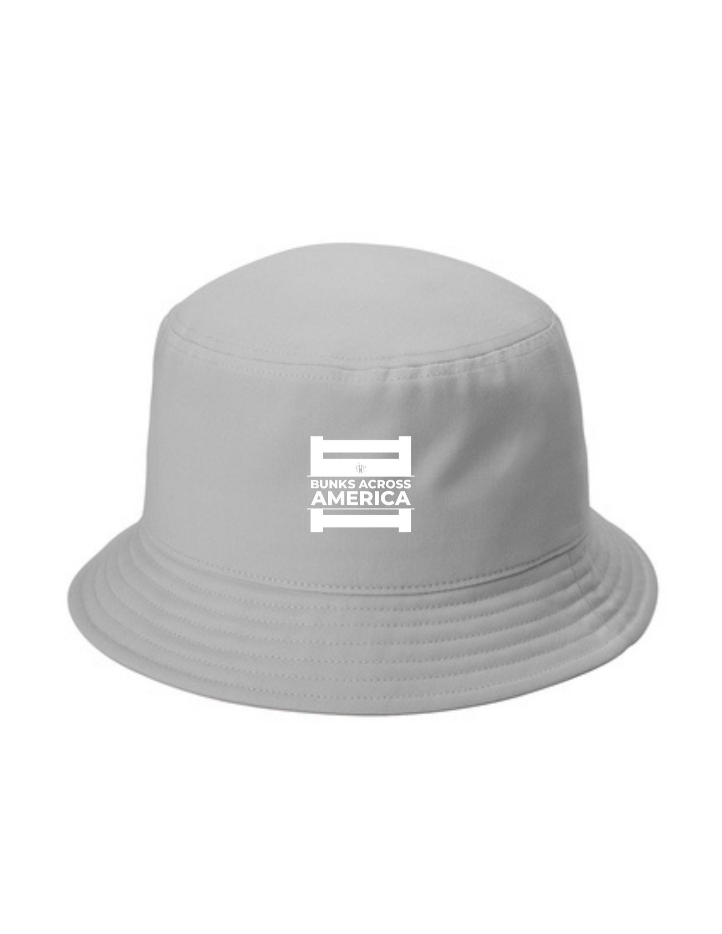 BAA 2025 - Twill Short Brim Bucket Hat w/ Embroidery - "Official BAA Logo" (GUSTY GREY)