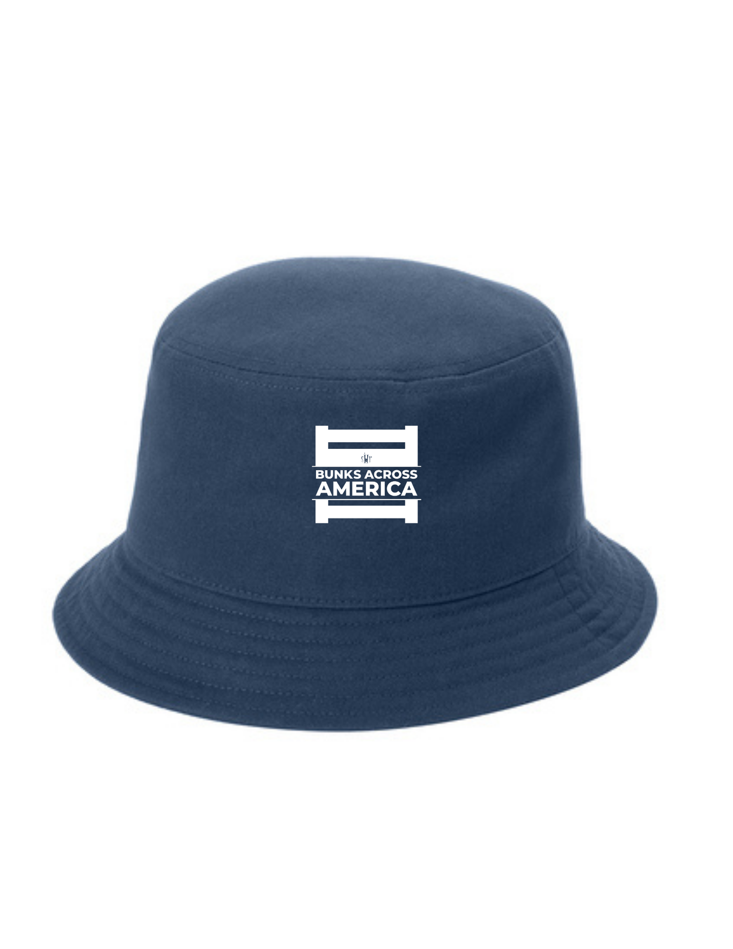 BAA 2025 - Twill Short Brim Bucket Hat w/ Embroidery - "Official BAA Logo" (RIVER NAVY BLUE)