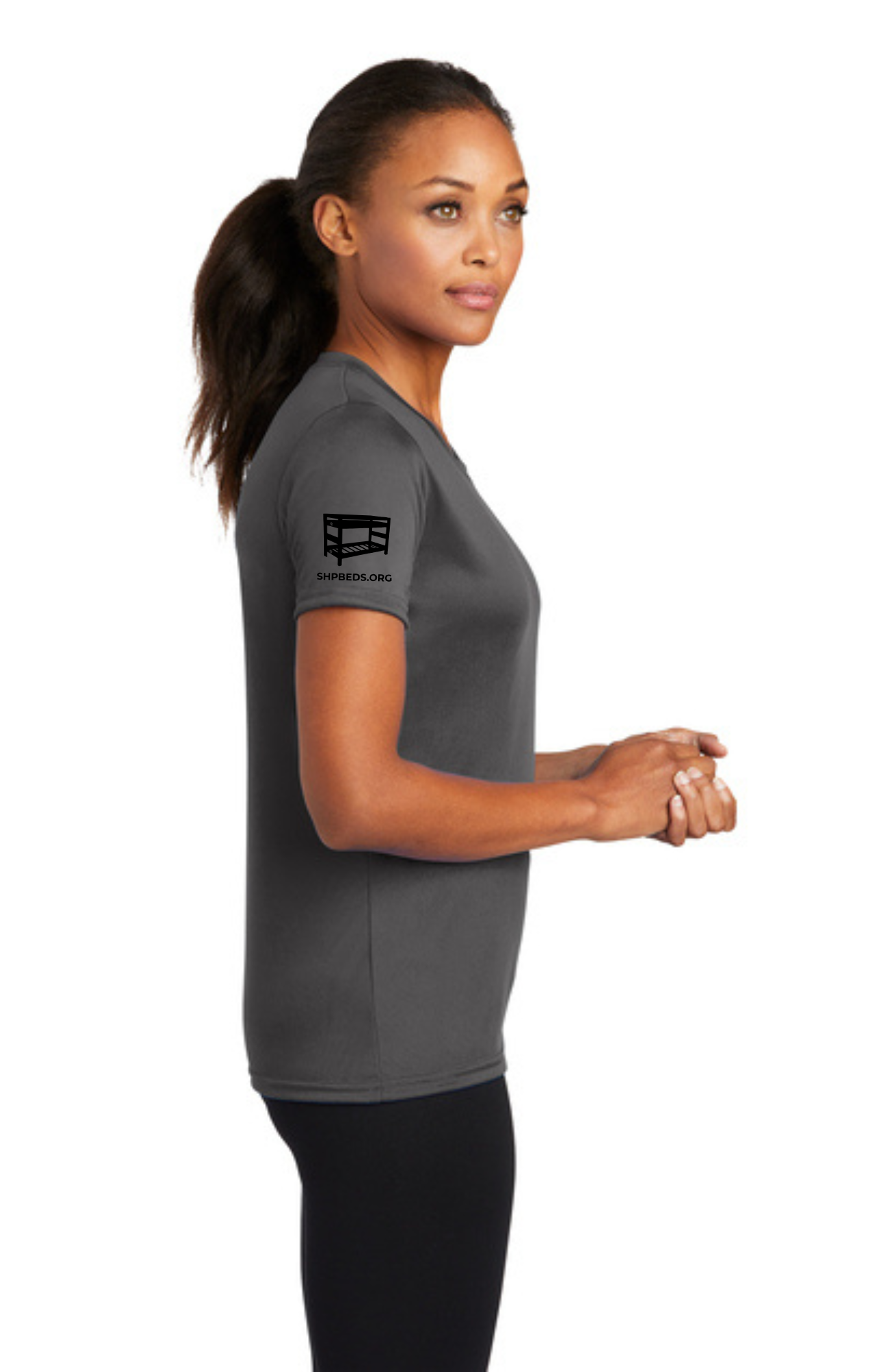 Chapter - WOMEN'S Performance UV Short Sleeve (CHARCOAL) - "CHAPTER NAME"