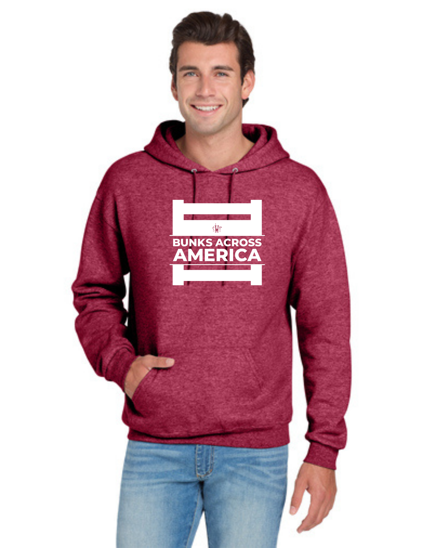 BAA 2025 - ADULT Hoodie - "Official BAA Logo" (VINTAGE MAROON)