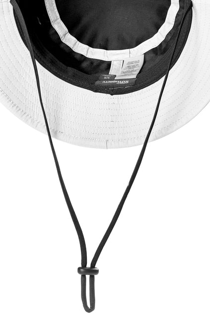 UV Bucket Hat w/ Embroidery (WHITE) - "SHP" Logo