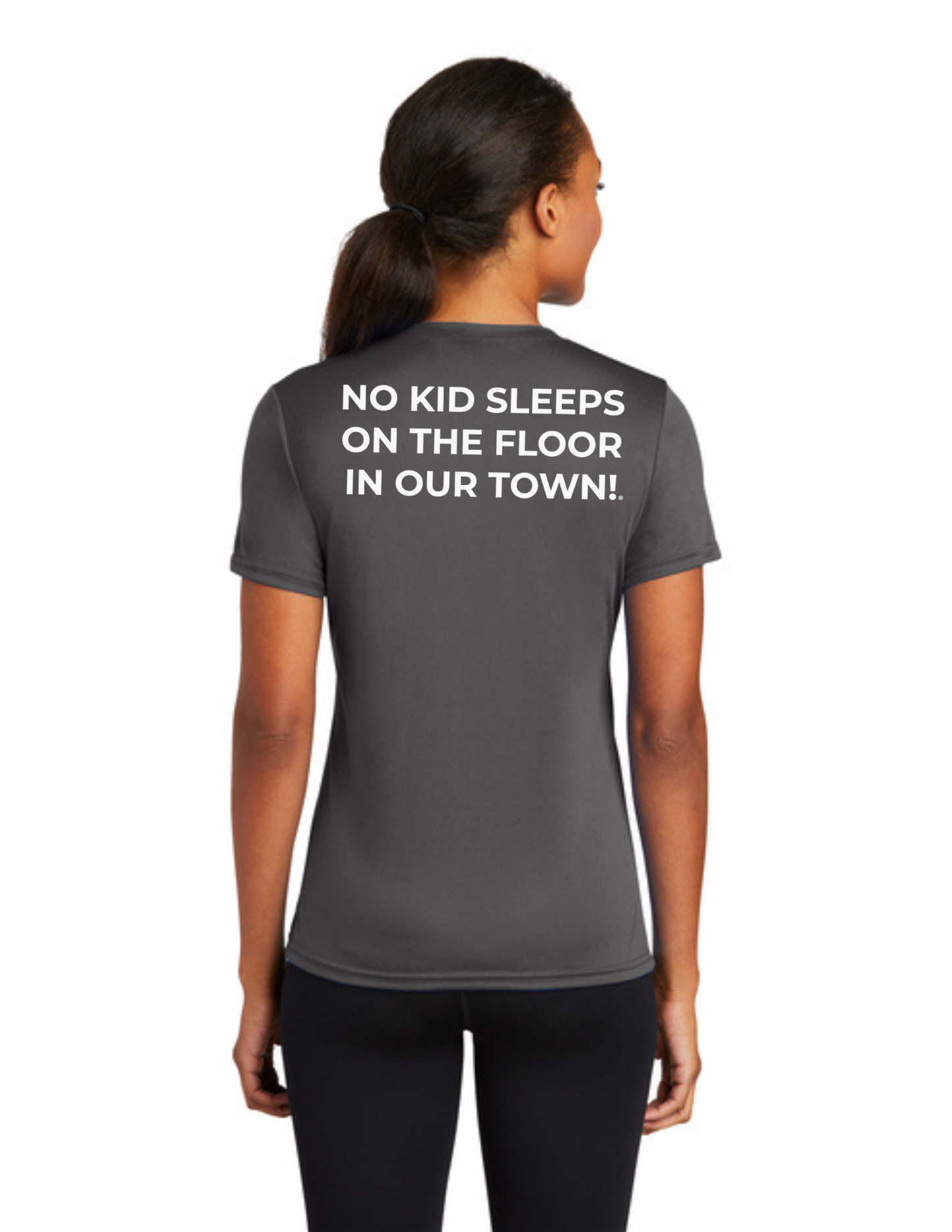 LEGACY - (WOMEN’S) Short Sleeve UV Performance Shirt (CHARCOAL) - "SHELDON" LOGO