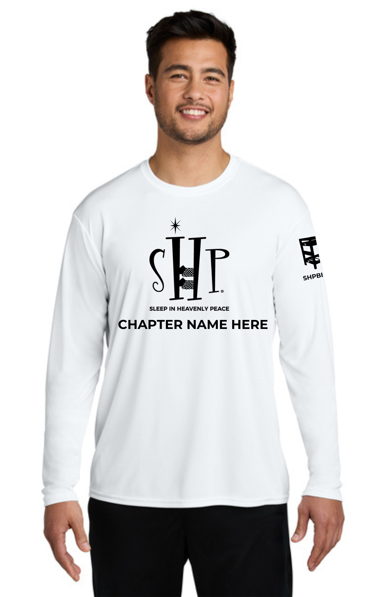 Chapter - ADULT UV Performance Long Sleeve (WHITE) - "CHAPTER NAME"